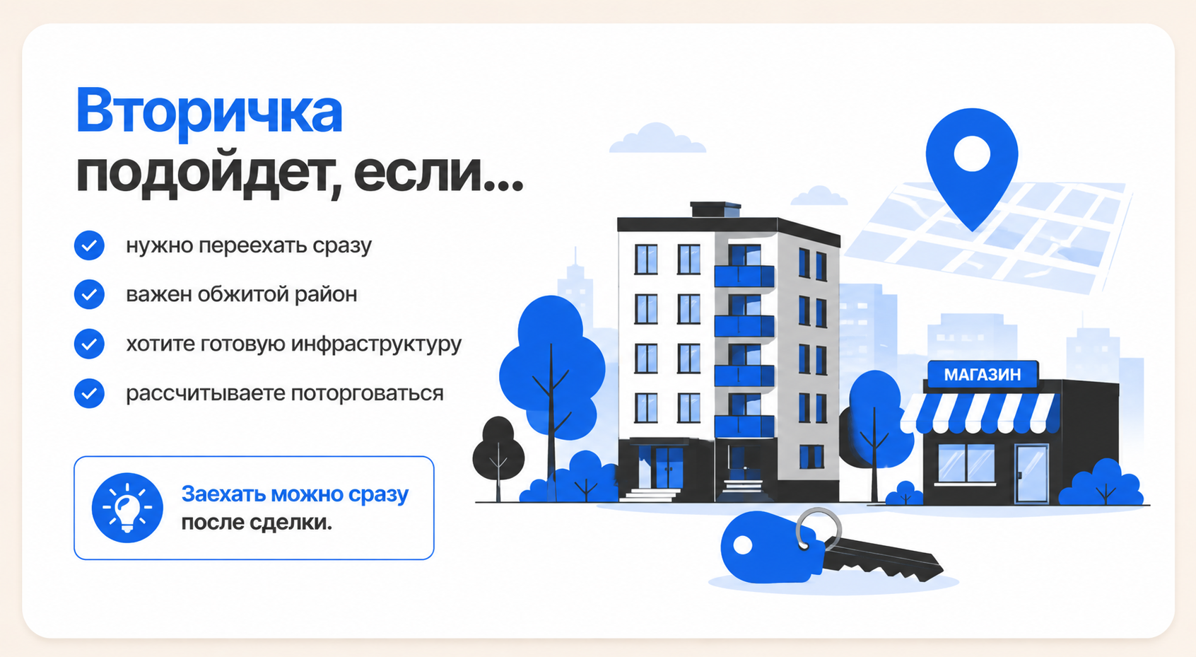 новостройка или вторичка