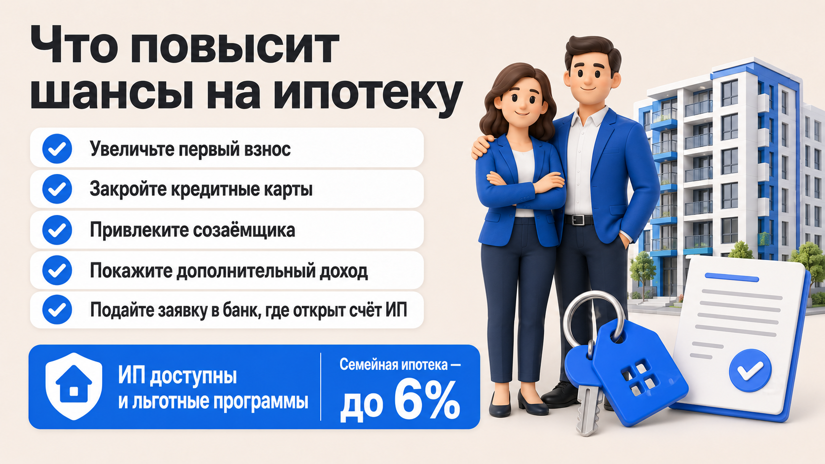 Как ИП взять ипотеку