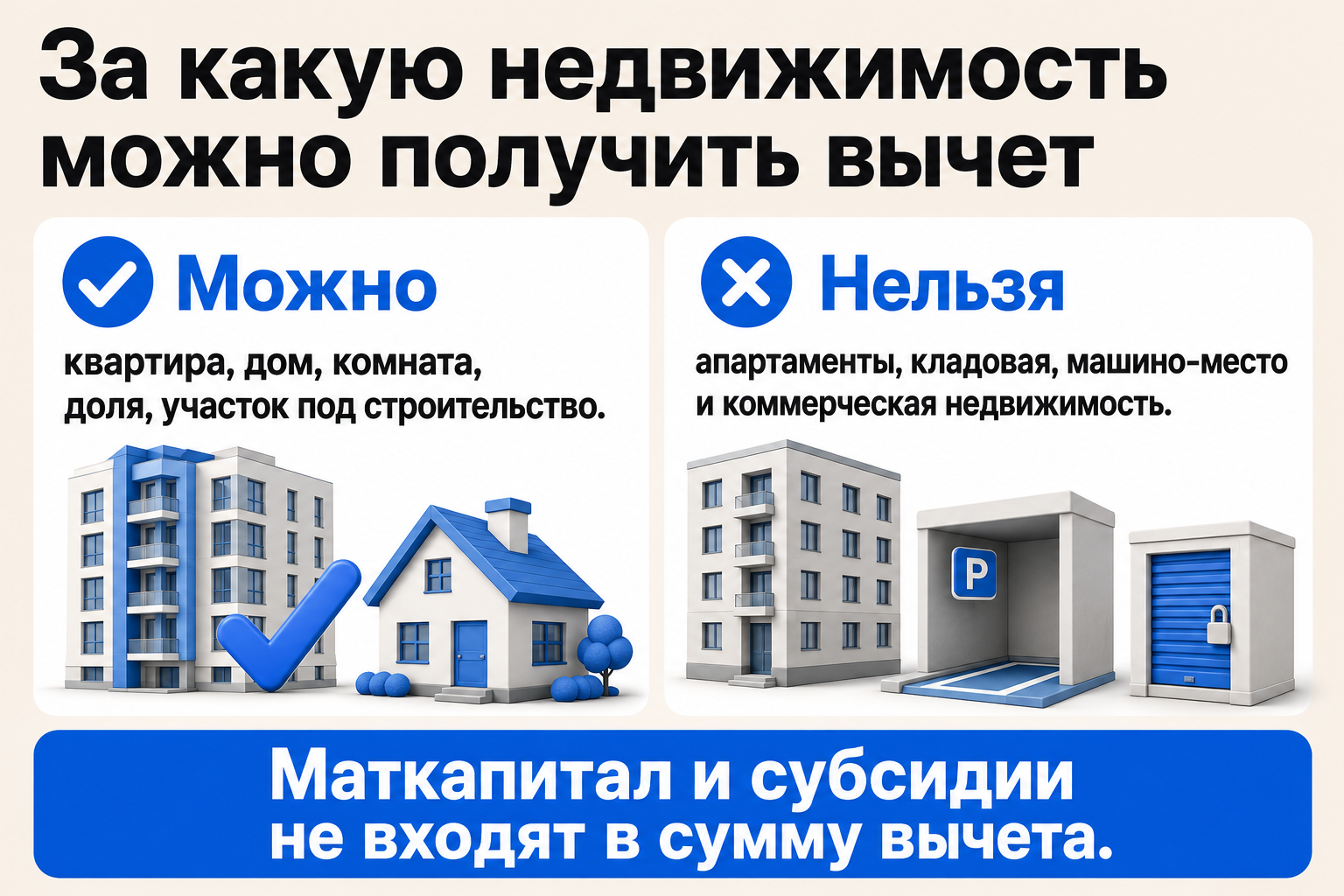 вычет при покупке квартиры