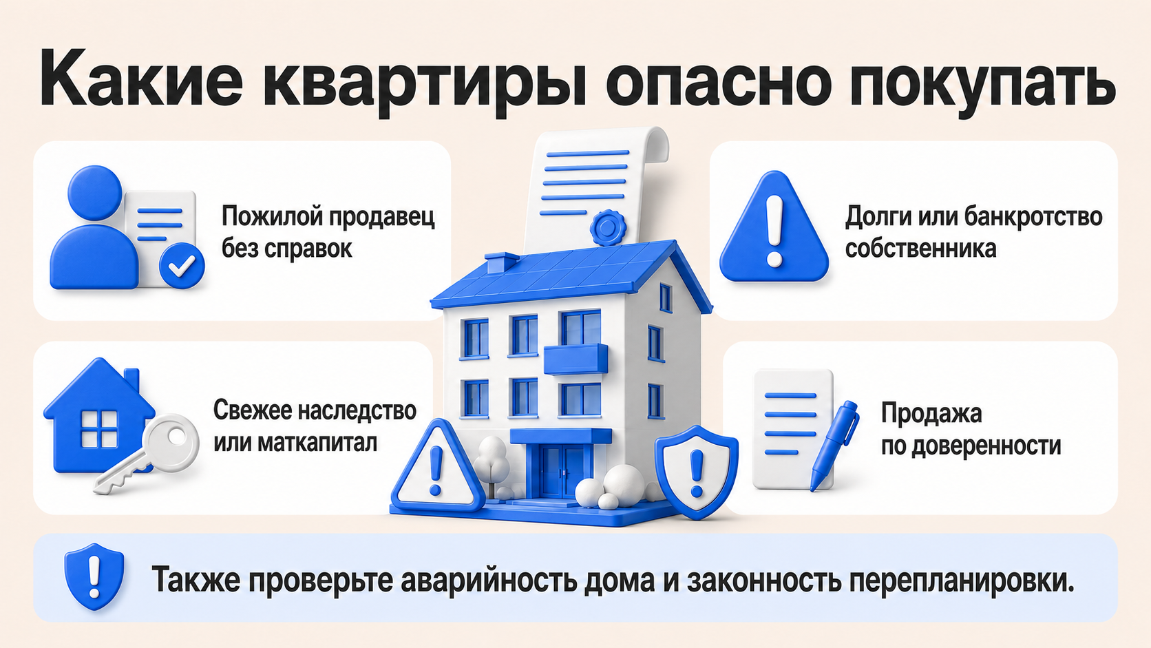 Какие квартиры опасно покупать