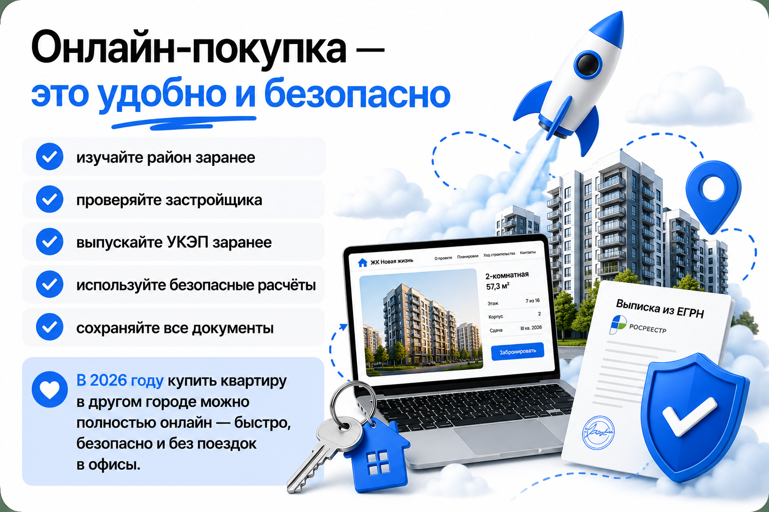 Купить квартиру в новостройке онлайн