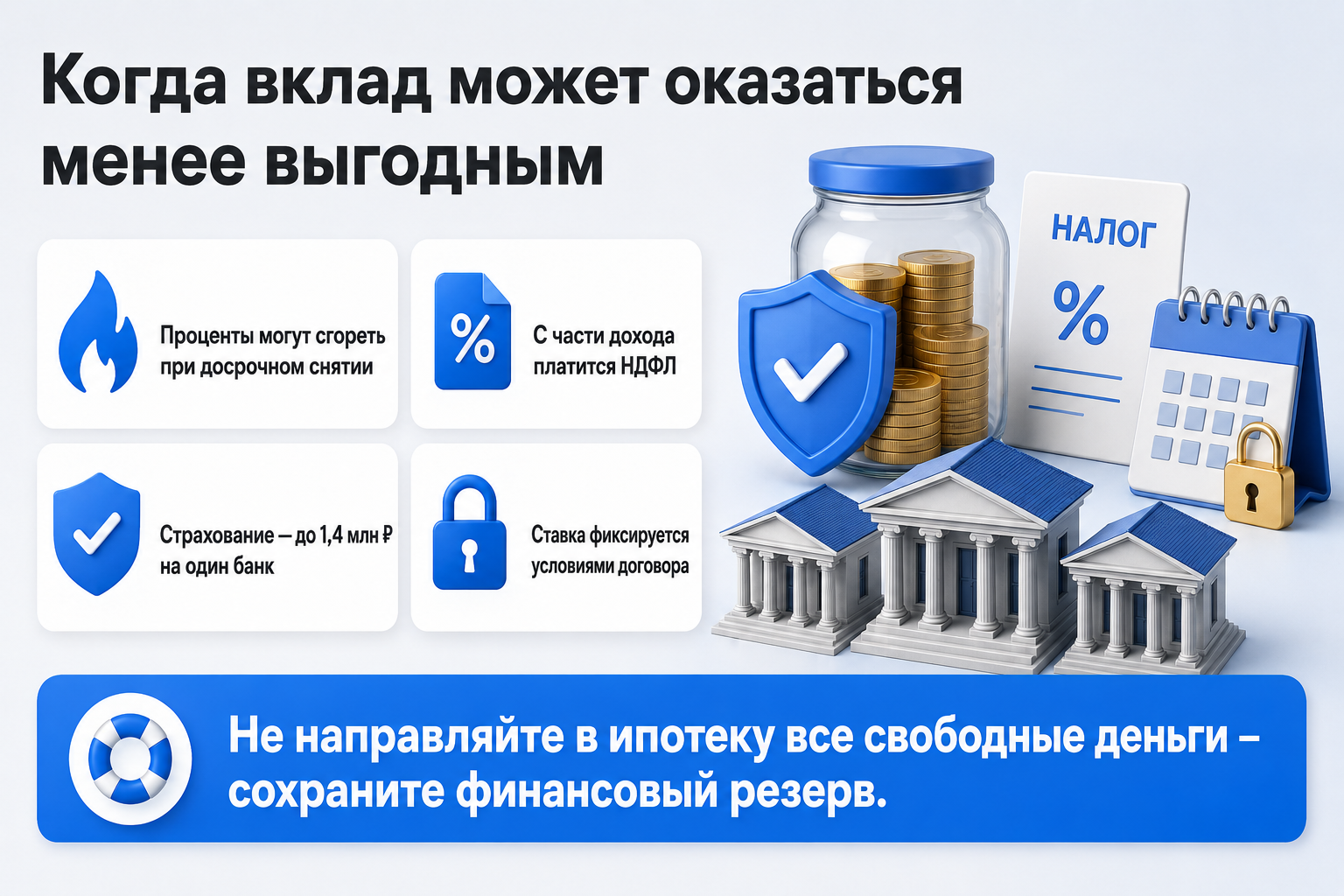Гасить ипотеку или открыть вклад