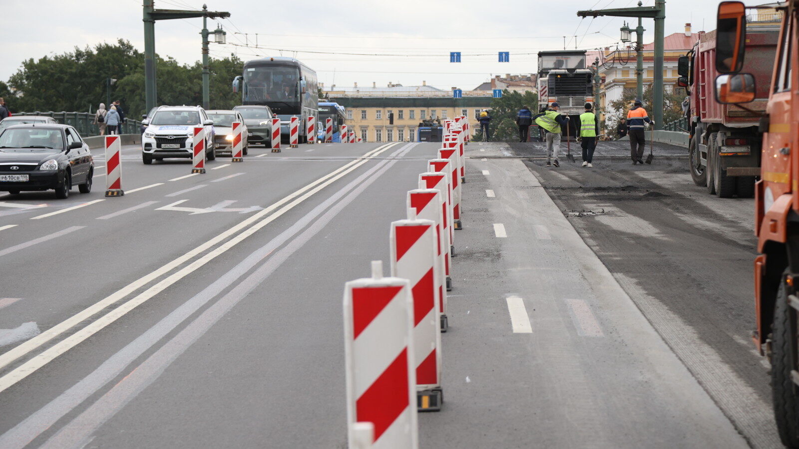 ремонт дороги