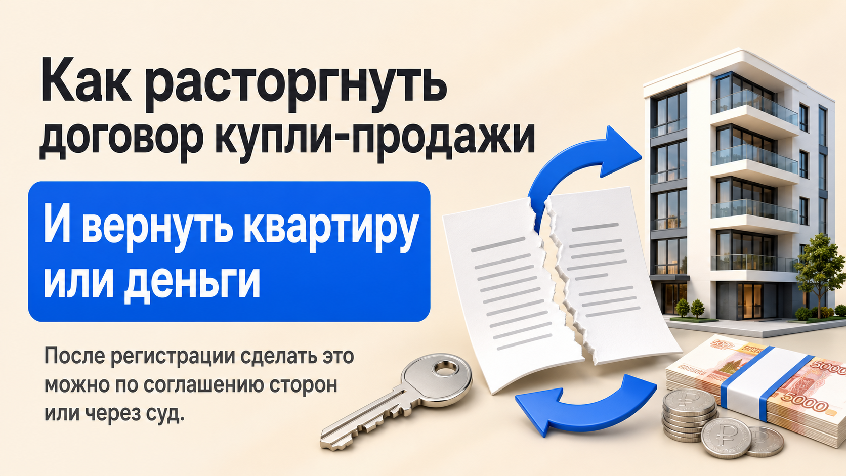 Расторжение договора купли-продажи квартиры