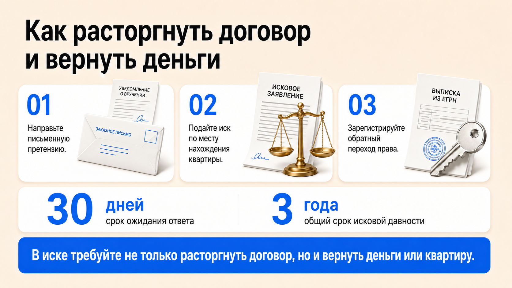 Расторжение договора купли-продажи квартиры