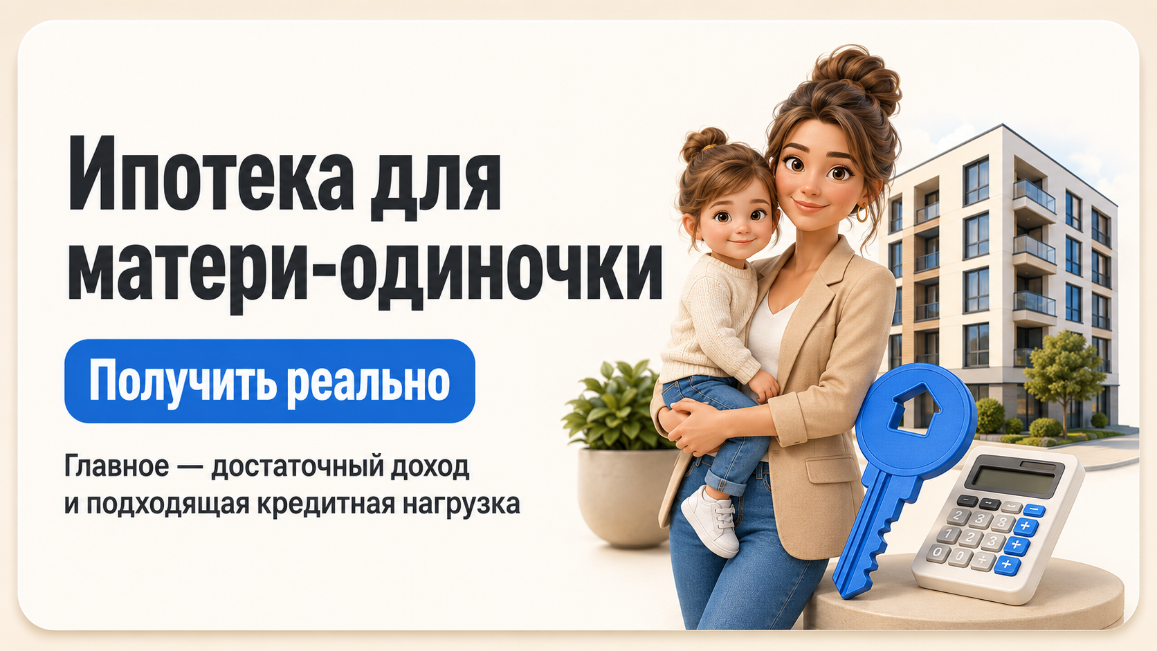 Ипотека для матери-одиночки