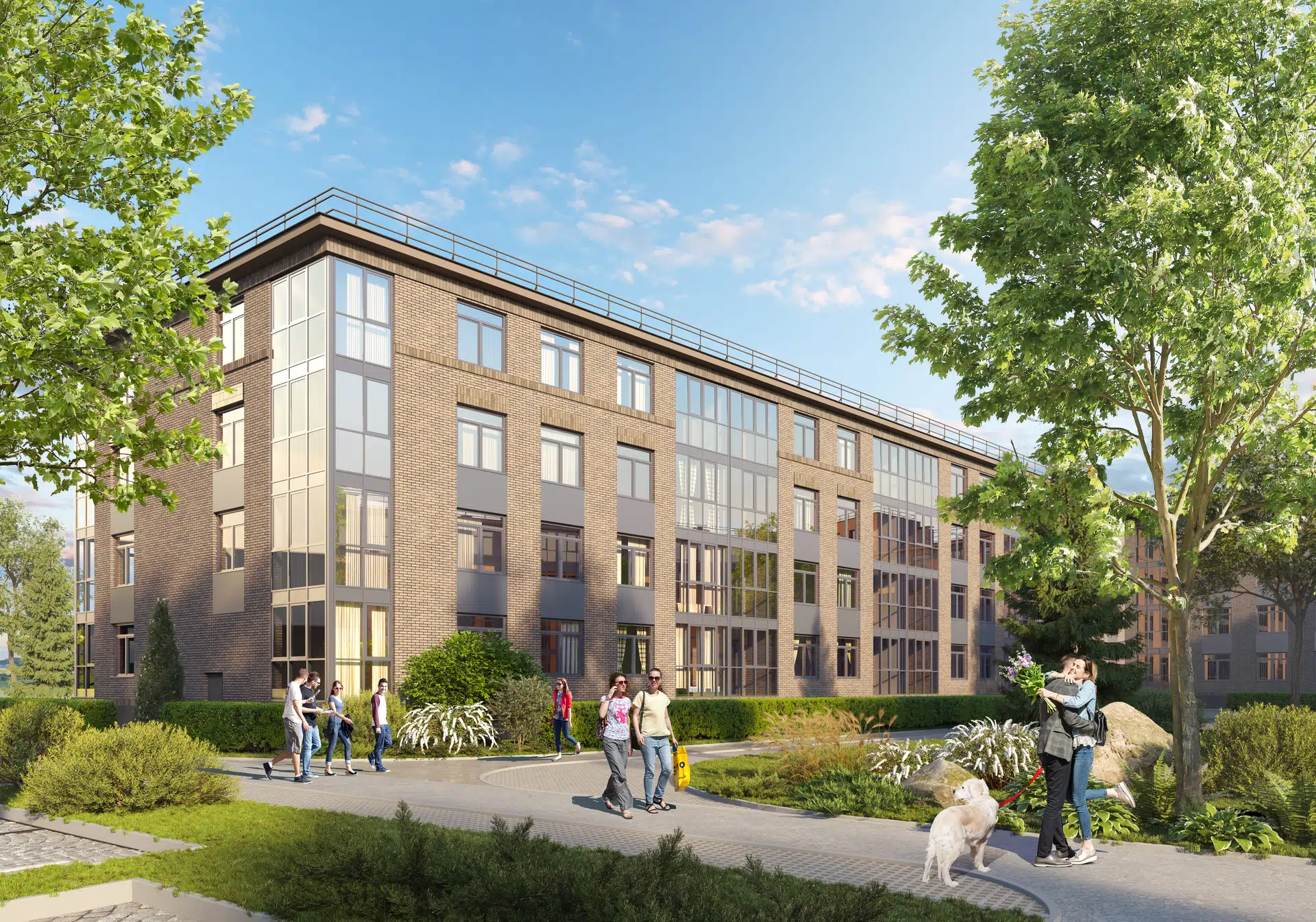 ЖК «Образцовый квартал 17» — купить квартиру в Санкт-Петербурге на Царскосельских холмах