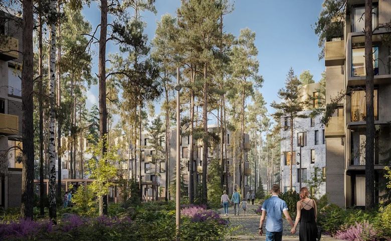 Рощино Residence — клубные резиденции среди реликтового леса у озера