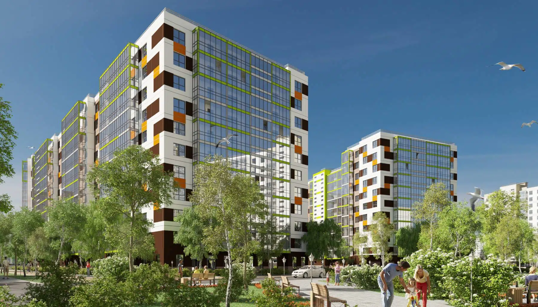 ЖК «Аэросити» в Санкт-Петербурге — комфортный квартал в Шушарах