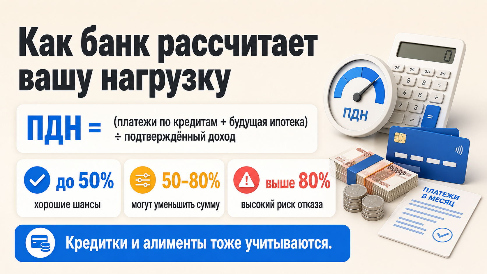 шансы на одобрение ипотеки
