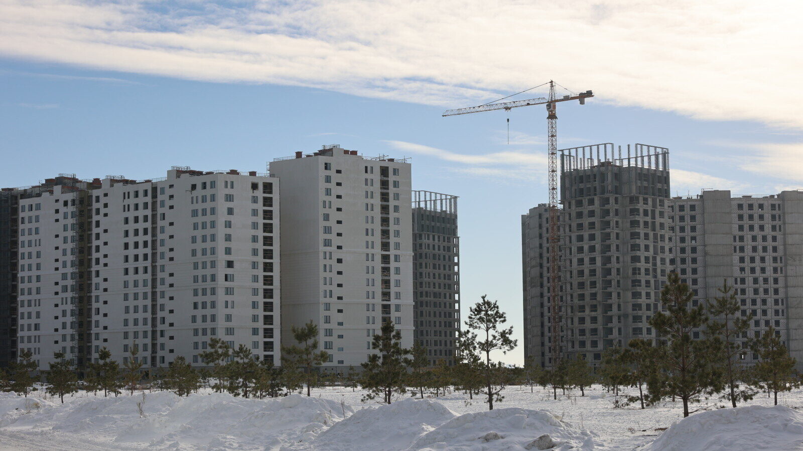 Новое жилье стройка