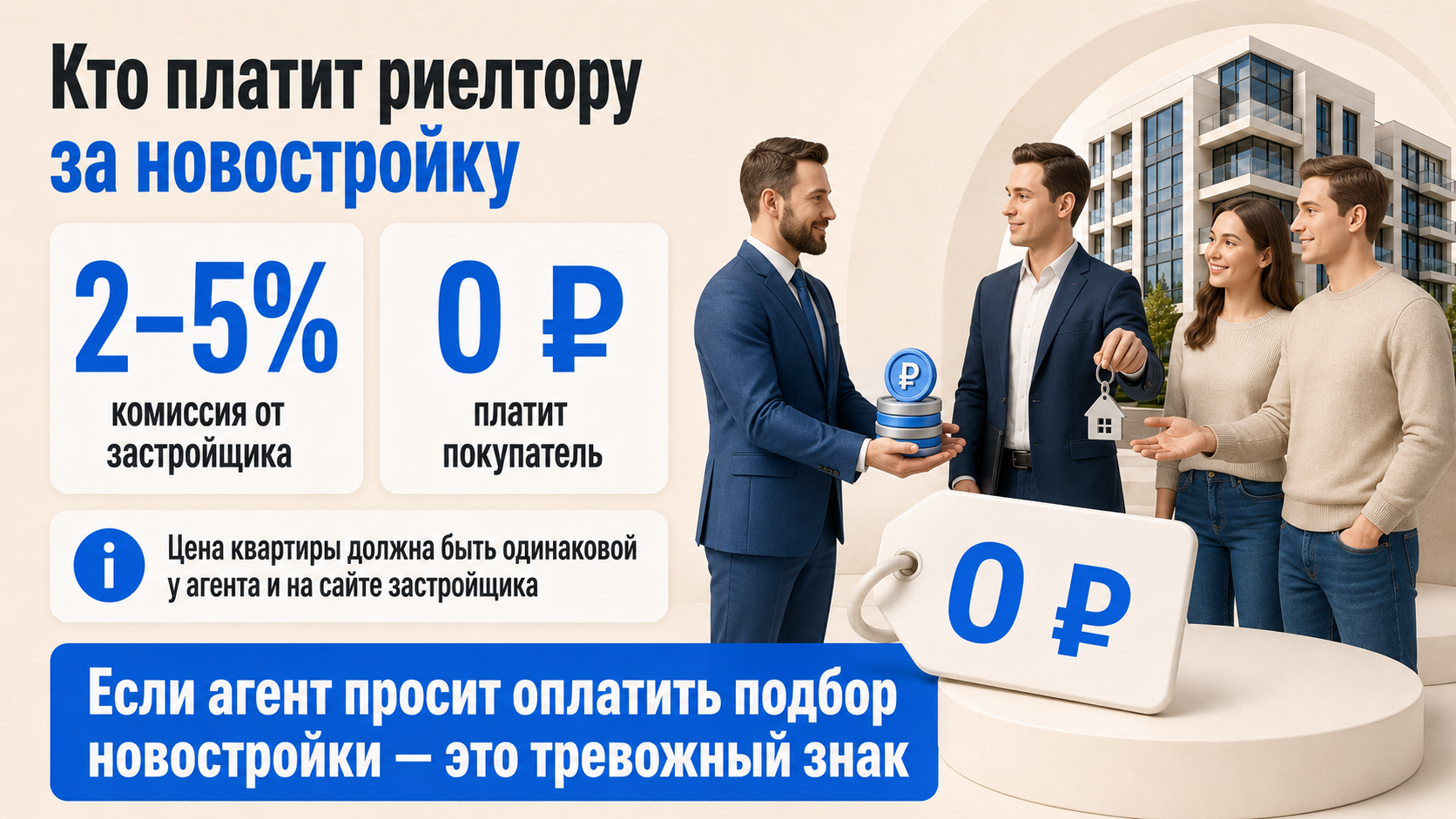 агента для покупке новостройки