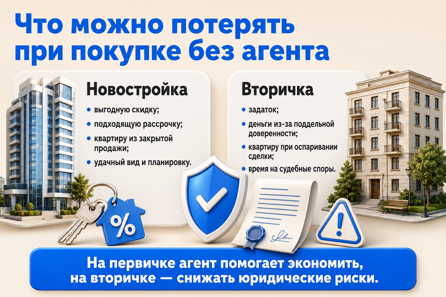 агента для покупке новостройки
