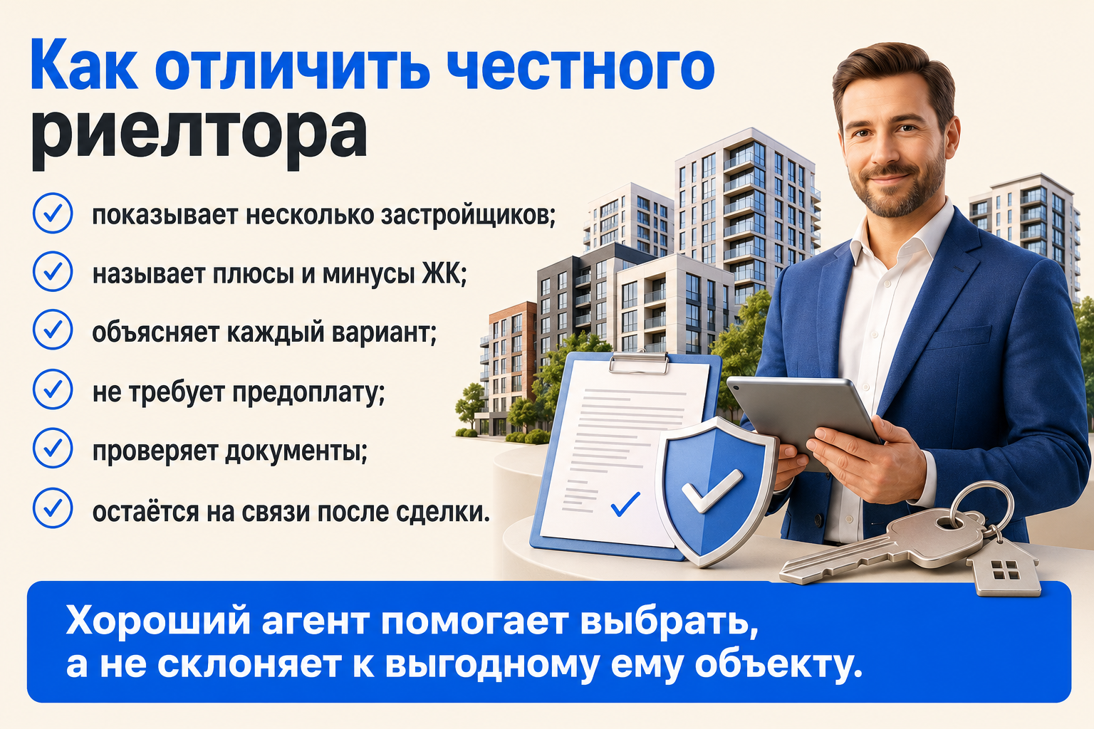 агента для покупке новостройки