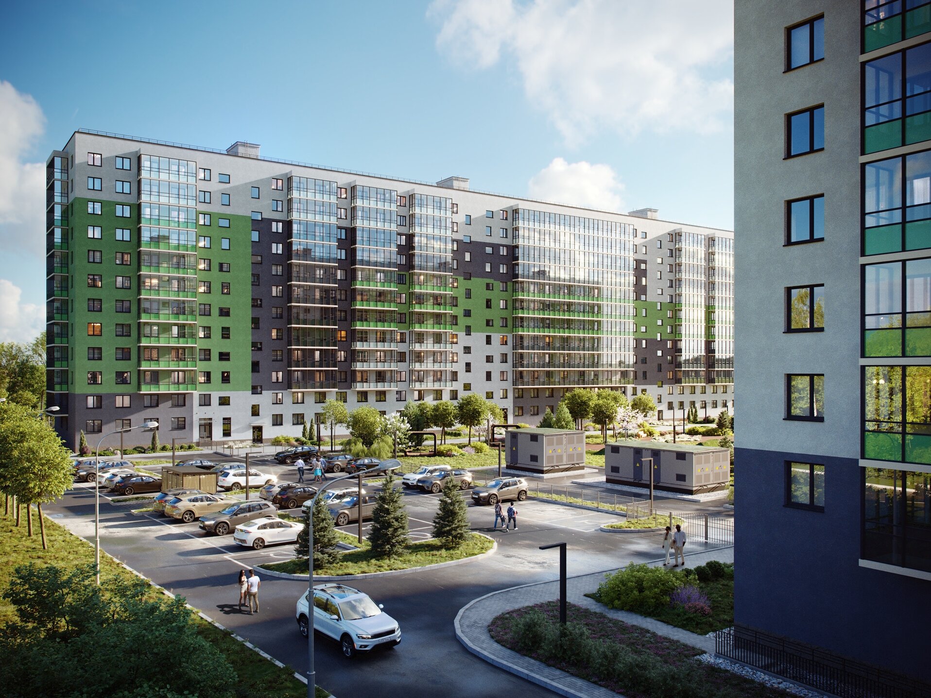 ЖК «Аквилон Янино» в Янино-1 — новый комплекс от застройщика «Аквилон»